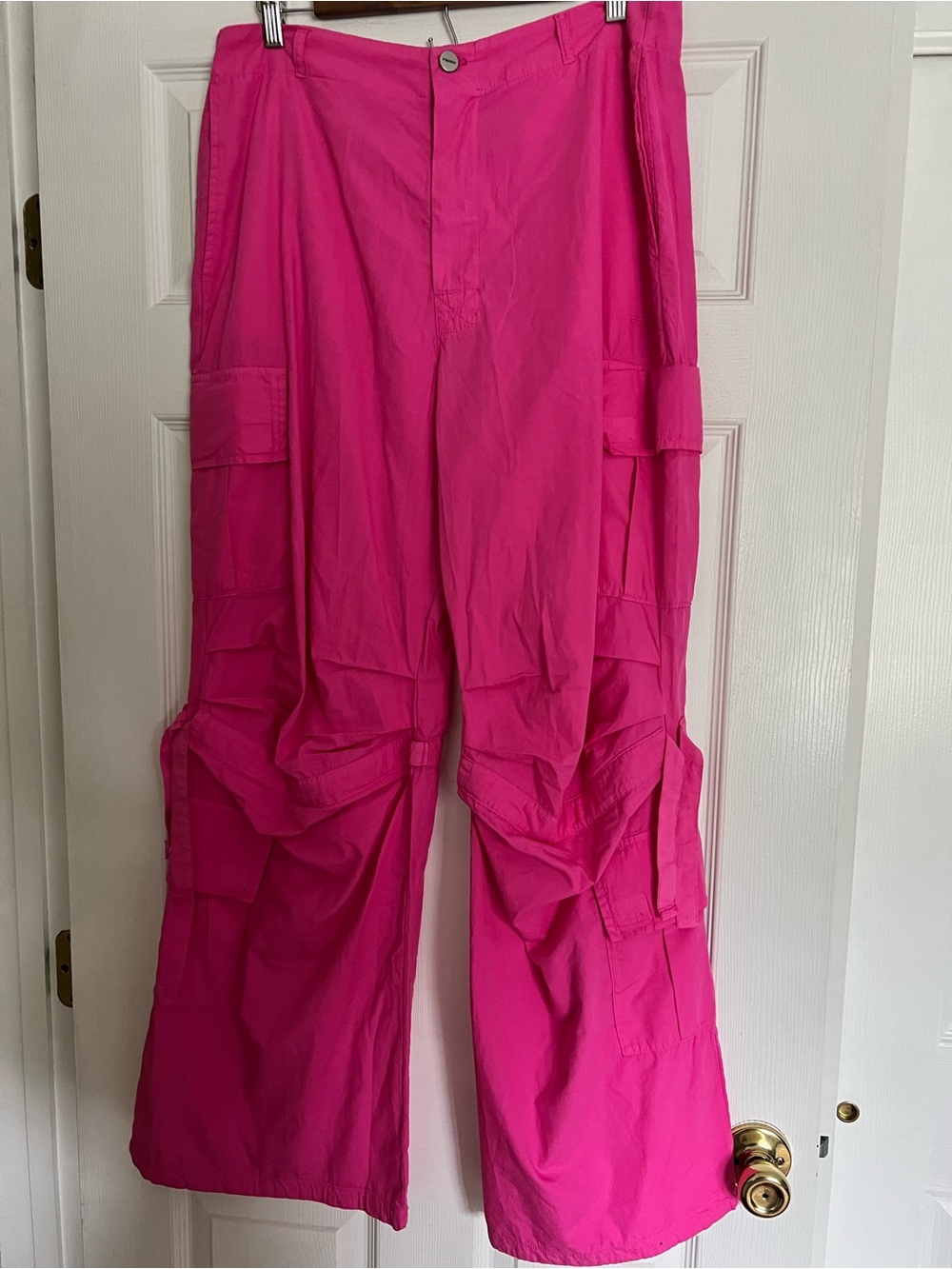 Freddy Cargo Pants - Hot Pink - Made In Italy - Woman’s Size 10 (XL)